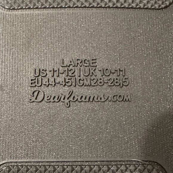 Papa Bear Red Plaid Slippers by Dearfoams. Matching Family Bear. Men’s  11-12 - Picture 4 of 5